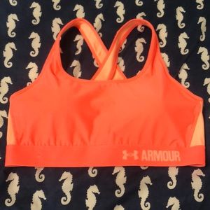 Under armor peach sports bra